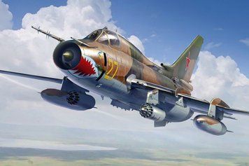 Збірна модель штурмовика SU-17M4 Fitter-K HB81758 фото