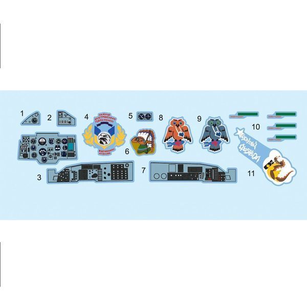Збірна модель Літак 1/48 Су-17 M3/M4 "Fitter D" KH80144 фото