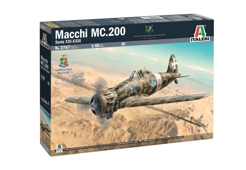 Macchi C.200 Serie XXI-XXIII (Italeri 2767) 1/48 IT2767 фото
