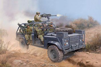 Збірна модель американського військового автомобіля RSOV w/MK 19 grenade launcher HB82449 фото
