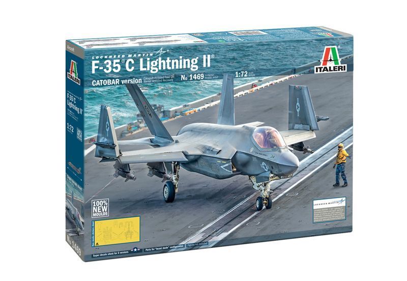 Збірна модель 1/72 Літак F-35C Lightning II Lockheed Martin Italeri 1469 IT1469 фото