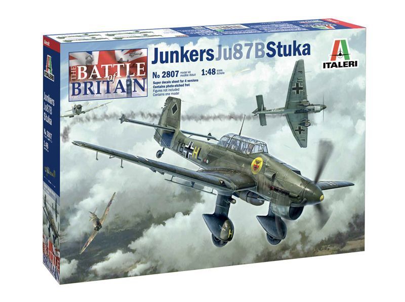 Збірна модель 1/48 Літак Junkers Ju 87B IT2807 фото