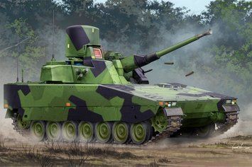 Збірна модель шведського танка Lvkv 9040 Anti-Air Vehicle HB84507 фото