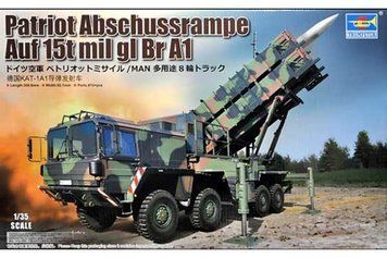 Збірна модель ЗРК Patriot Abschussrampe Auf 15t mil. TR01088 фото