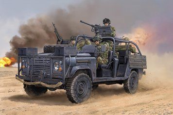 Збірна модель американського військового автомобіля (Ranger Special Operations Vehicle) RSOV w/MG HB82450 фото