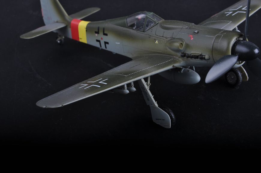 Збірна модель німецького винищувача Focke-Wulf FW190D-9 HB81716 фото