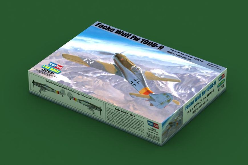 Збірна модель німецького винищувача Focke-Wulf FW190D-9 HB81716 фото