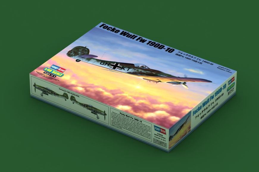 Збірна модель німецького винищувача Focke-Wulf FW190D-10 HB81717 фото