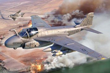 Збірна модель 1/72 Американський штурмовик A-6E TRAM Intruder Trumpeter 01642 TR01642 фото