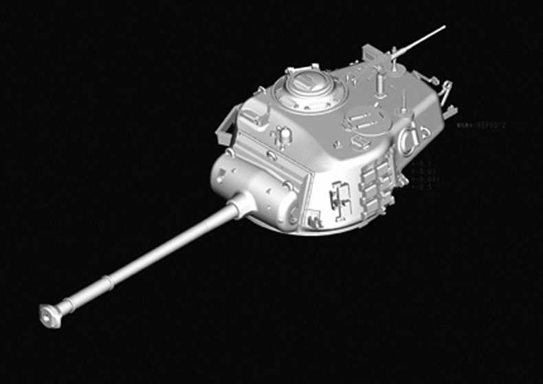 Збірна модель американського важкого танка M26A1 Pershing Heavy Tank HB82425 фото