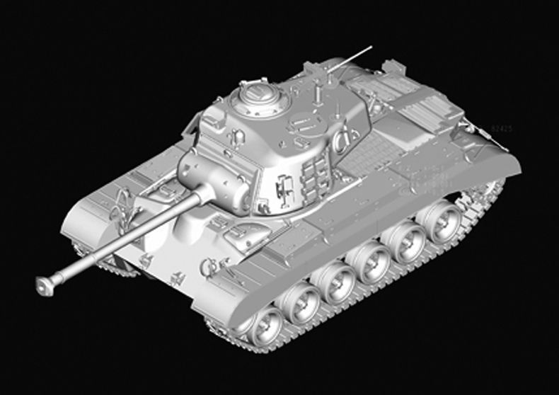 Збірна модель американського важкого танка M26A1 Pershing Heavy Tank HB82425 фото