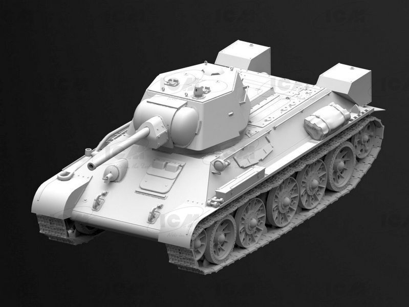 T-34/76 (виробництво початку 1943 р.), Радянський середній танк ІІ МВ ICM35365 фото