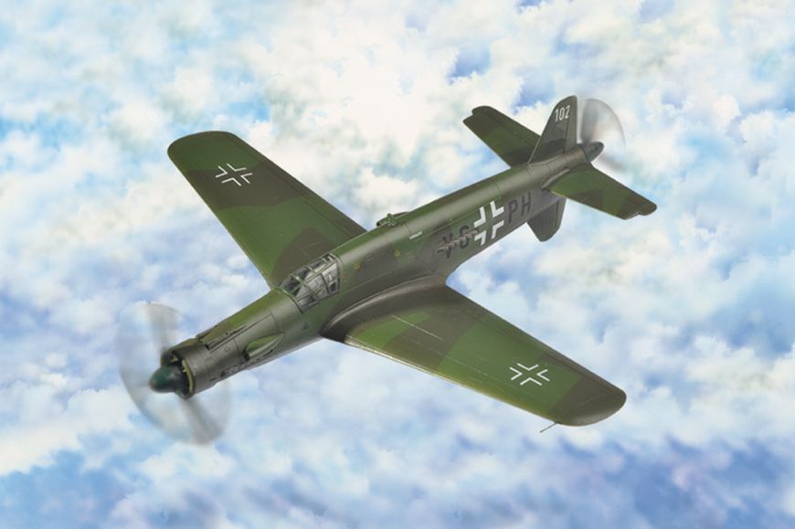Збірна модель німецького винищувача Dornier Do335 Pfeil Heavy Fighter HB80293 фото