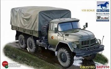 Збірна модель вантажівки ЗІЛ-131 (рання версія) з лебідкою CB35193 фото
