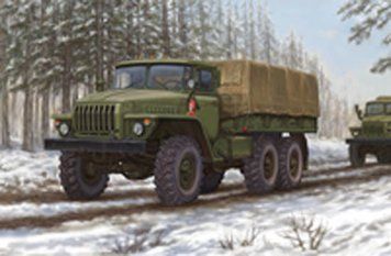 Збірна модель вантажівки УРАЛ-4320. TR01012 фото