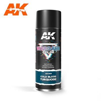 Cold Blood Turquoise Spray 400ml / Грунт "Бірюзова холодна кров" AK1059 фото