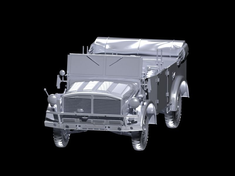 Позашляхові автомобілі Вермахту (Kfz.1, Horch 108 Typ 40, L1500A) ICMDS3503 фото