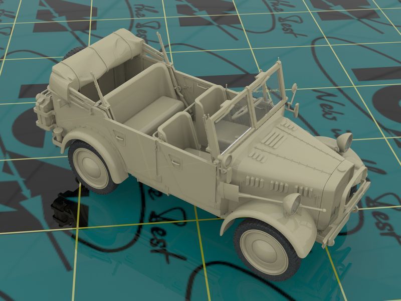 Позашляхові автомобілі Вермахту (Kfz.1, Horch 108 Typ 40, L1500A) ICMDS3503 фото