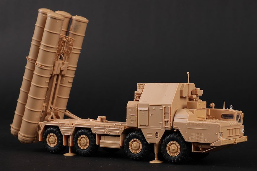 Збірна модель ракетного комплексу класу земля-повітря 48N6E 5P85S TEL S-300PMU SA-10 GRUMBLE HB82929 фото