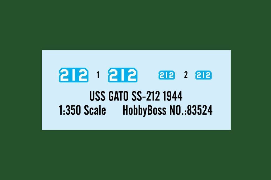 USS GATO SS-212 1944 1/350 HB83524 фото