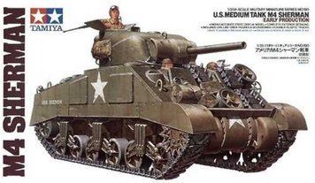 Збірна модель 1/35 M4 Sherman (раннє виробництво) TAM35190 фото