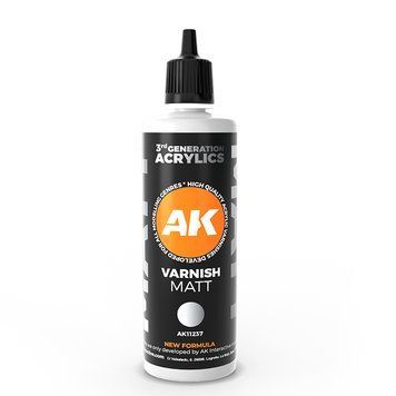 VARNISH MATT 100ML / ЛАК МАТОВИЙ AK11237 фото