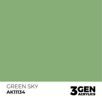GREEN SKY - STANDARD / НЕБЕСНИЙ ЗЕЛЕНИЙ AK11134 фото