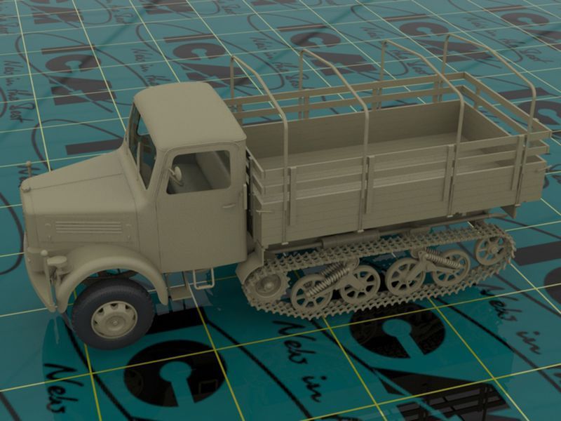 Німецький напівгусеничний автомобіль KHD S3000/SS M Maultier, 2 МВ ICM35453 фото