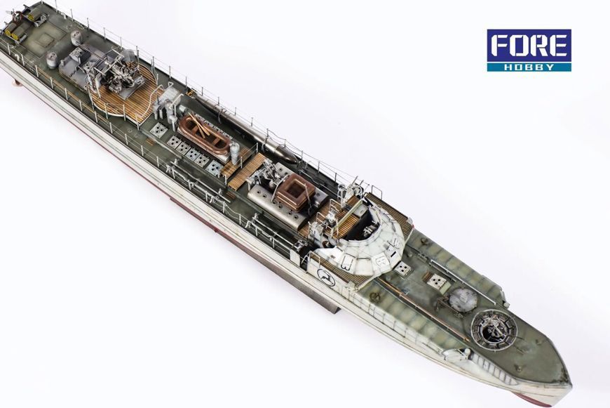 Збірна модель 1/72 німецький швидкісний ударний катер Schnellboot S-38B Foreart 1003 FA1003 фото