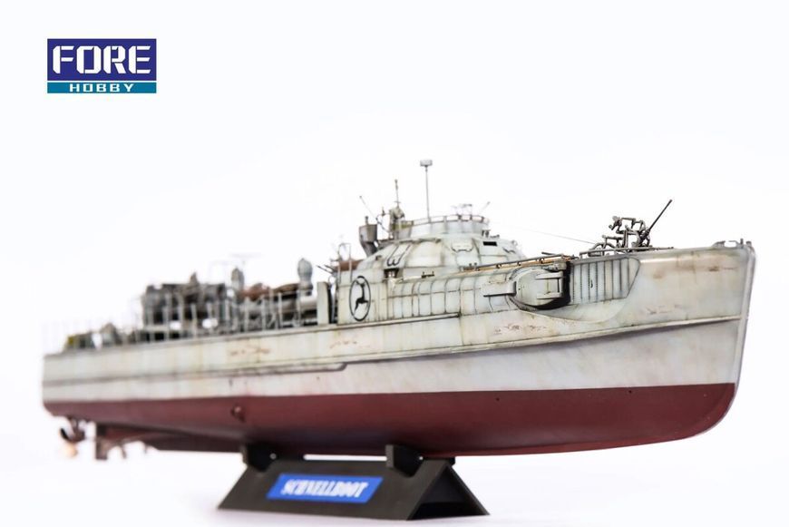 Збірна модель 1/72 німецький швидкісний ударний катер Schnellboot S-38B Foreart 1003 FA1003 фото