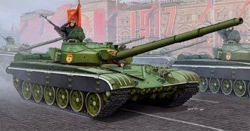 Збірна модель танка T-72B MBT TR05598 фото