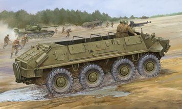 Збірна модель бронетранспортера BTR-60P APC TR01542 фото