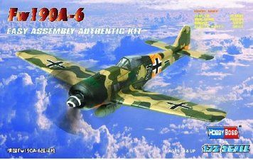 Збірна модель німецького винищувача Fw190A-6 Fighter HB80245 фото