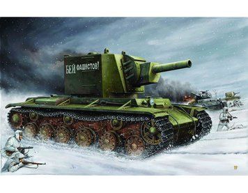 Збірна модель радянського важкого танка KV "Big Turret" TR00311 фото