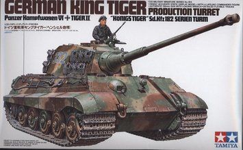 Збірна модель 1/35 Німецький танк Королівський Тигр Тамія TAM35164 фото
