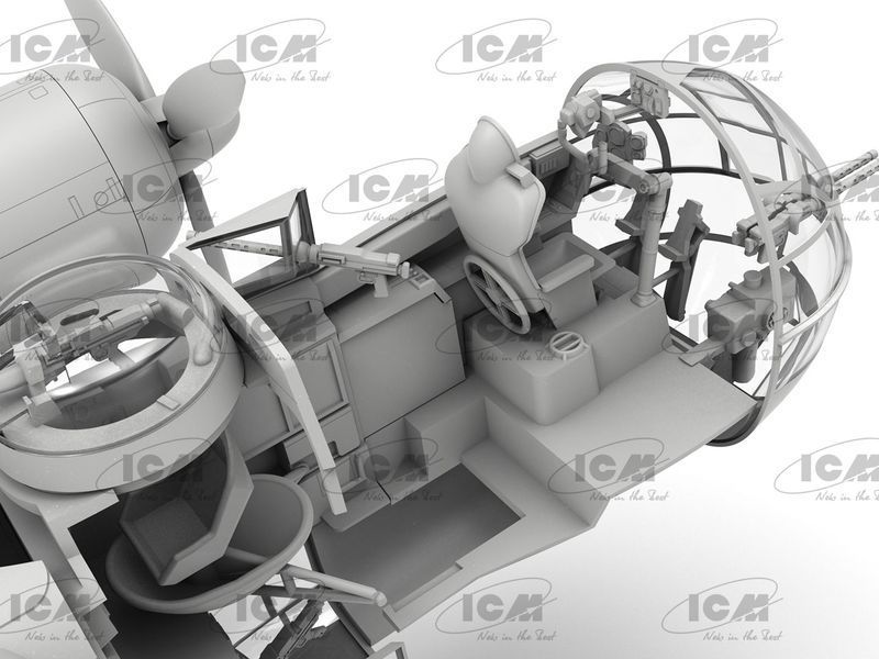 Збірна модель 1/48 Літак Дорньє Do 217K-1 ICM48273 фото