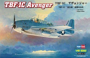 Збірна модель американського бомбардувальника TBF-1C Avenger HB80314 фото
