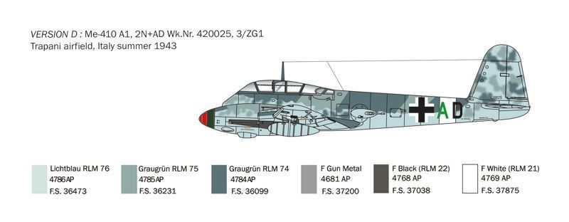 MESSERSCHMITT ME-410 HORNISSE IT074 фото