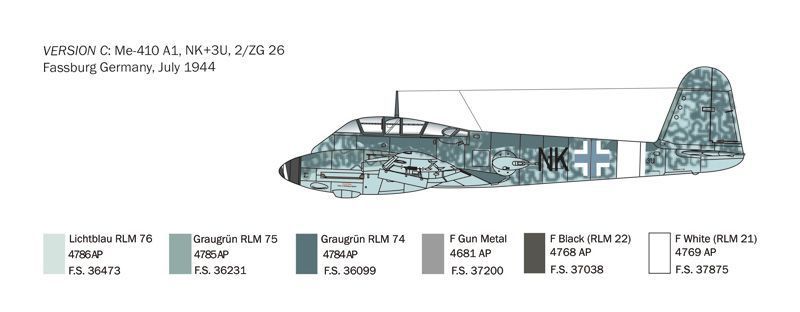 MESSERSCHMITT ME-410 HORNISSE IT074 фото