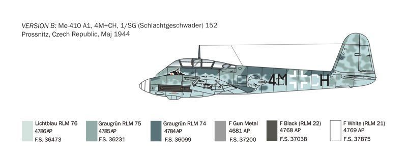 MESSERSCHMITT ME-410 HORNISSE IT074 фото