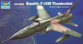 Збірна модель літака US Republic F-105D Thunderchief TR02201 фото