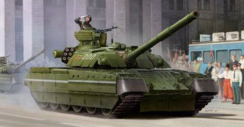 Збірна модель українського Т-84 ОБТ TR09511 фото