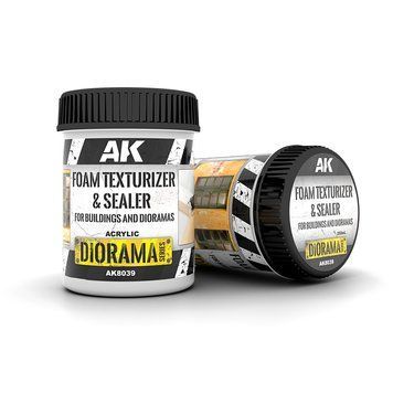FOAM TEXTURIZER & SEALER 250ML / Піна та ущільнювач - для діорам AK8039 фото