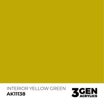 INTERIOR YELLOW GREEN - STANDARD / ІНТЕР'ЄРНИЙ ЖОВТО-ЗЕЛЕНИЙ AK11138 фото