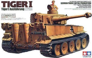 Збірна модель 1/35 Німецький танк Tiger I TAM35227 фото