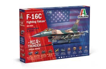 Збірна модель 1/48 Літак F-16C Fighting Falcon - WAR THUNDER Italeri 35105 IT35105 фото