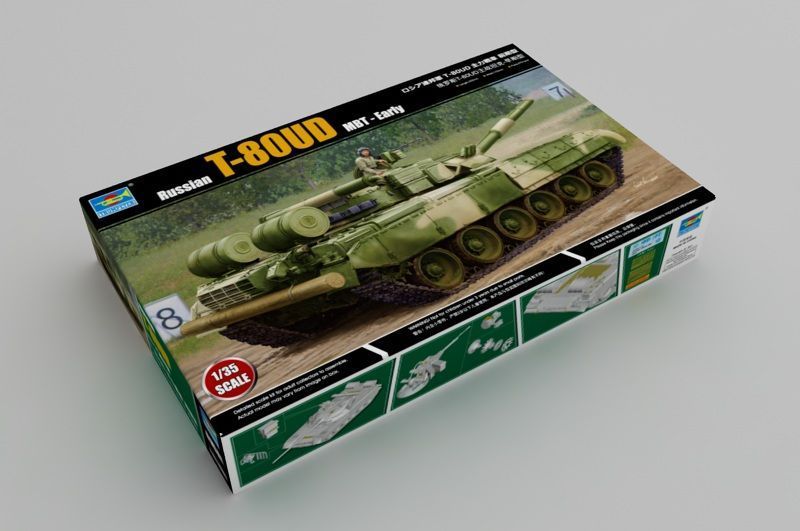 Збірна модель танка T-80UD MBT(early) TR09581 фото