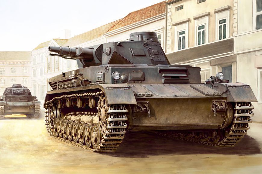 Збірна модель німецького танка German Panzerkampfwagen IV Ausf C HB80130 фото