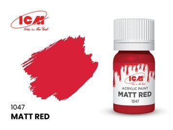 Matt Red / Матовий червоний ICM1047 фото