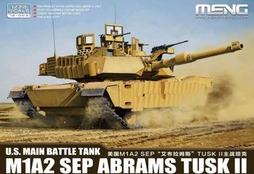 Збірна модель 1/72 Танк M1A2 SEP Абрамс Tusk II Менг 72-003 72-003 фото